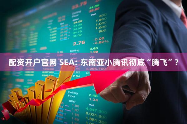 配资开户官网 SEA: 东南亚小腾讯彻底“腾飞”？